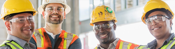 Practicing safety on jobsite